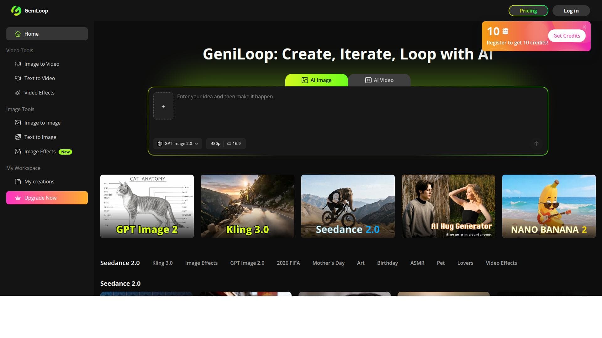 GeniLoop: AI image & Video Generator