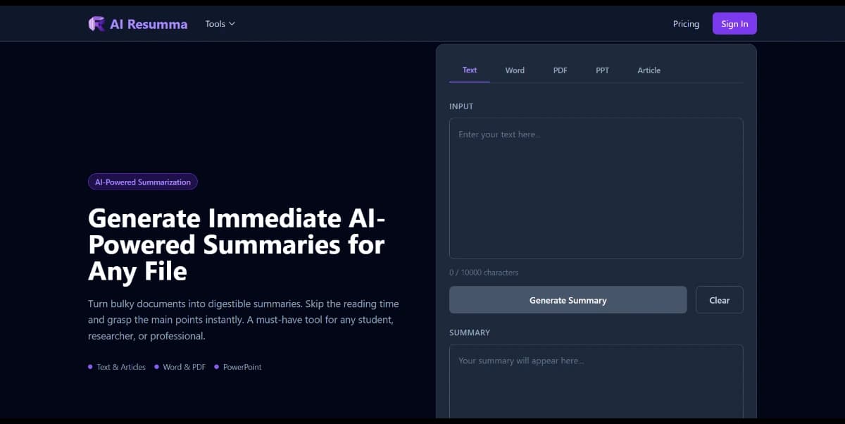 AI Resumma