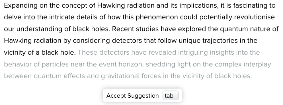 SciSpace AI Writer